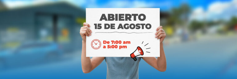 Horario para el 15 de agosto 2023