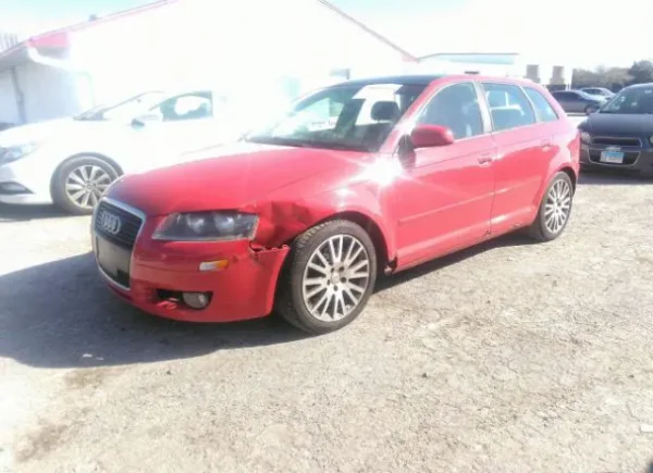 AUDI A3 2006 ROJO 2.0 TURBO FSI DSG