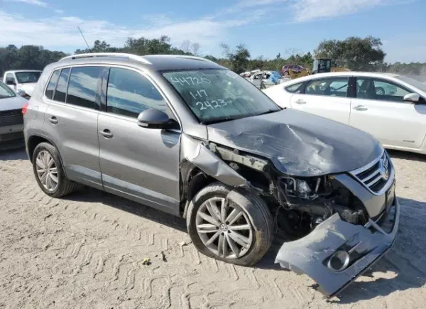 VW TIGUAN 2011 GRIS 2.0 TSI ALL WHEEL DRIVE