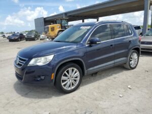 VW TIGUAN 2011 AZUL 2.0 TURBO TSI TIPTRONIC